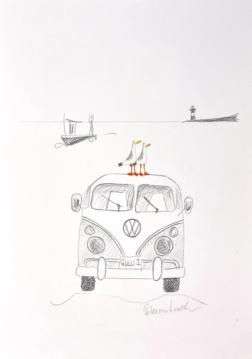 A Drive To The Coast III (Sketch)