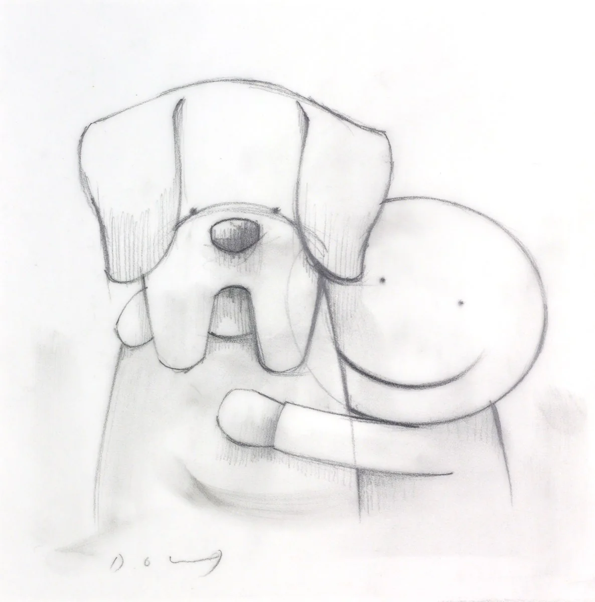 Always By Your Side With Dog II (Sketch)