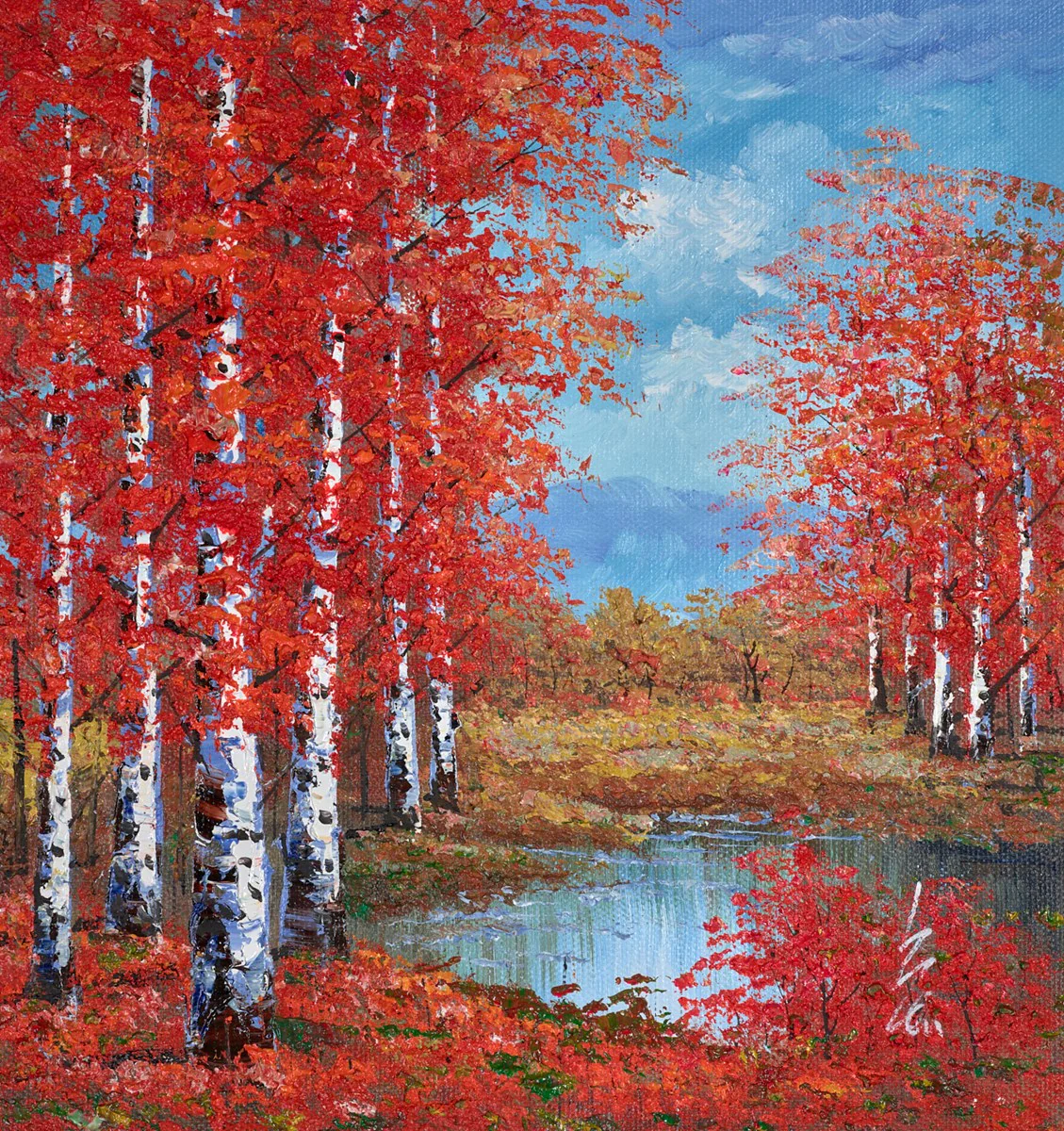 Among The Birches V
