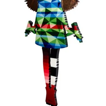 Angel Cake - Med Striped Geo - Image 2