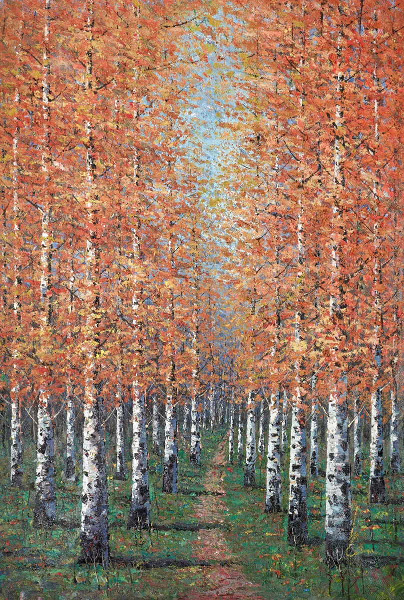 Autumn Beneath The Birches I - Image 2