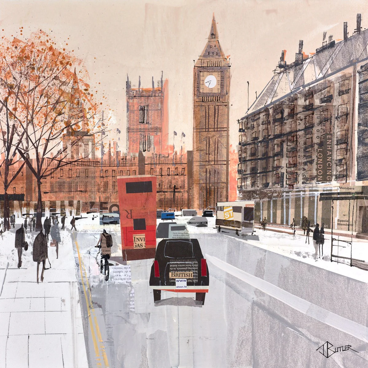 Autumn In London (Study) - Image 3