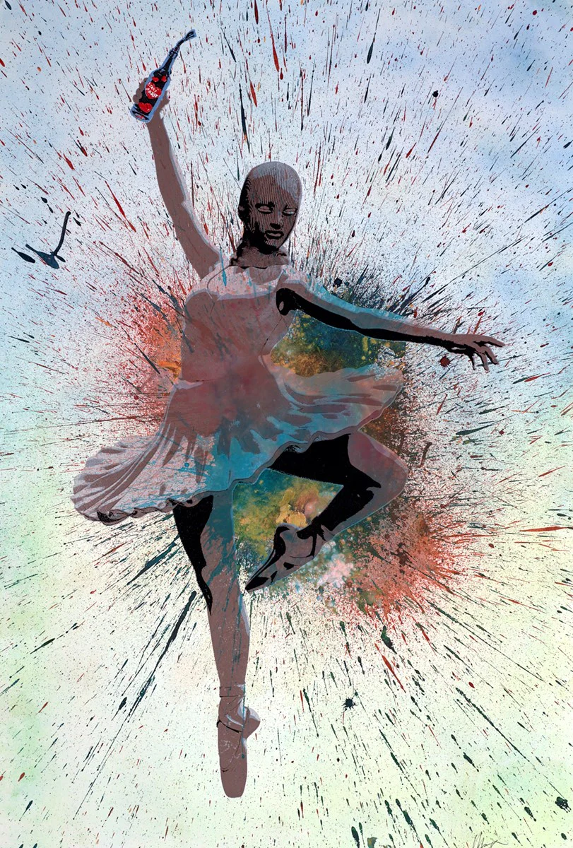 Ballerina Molotov (Blue & Green)