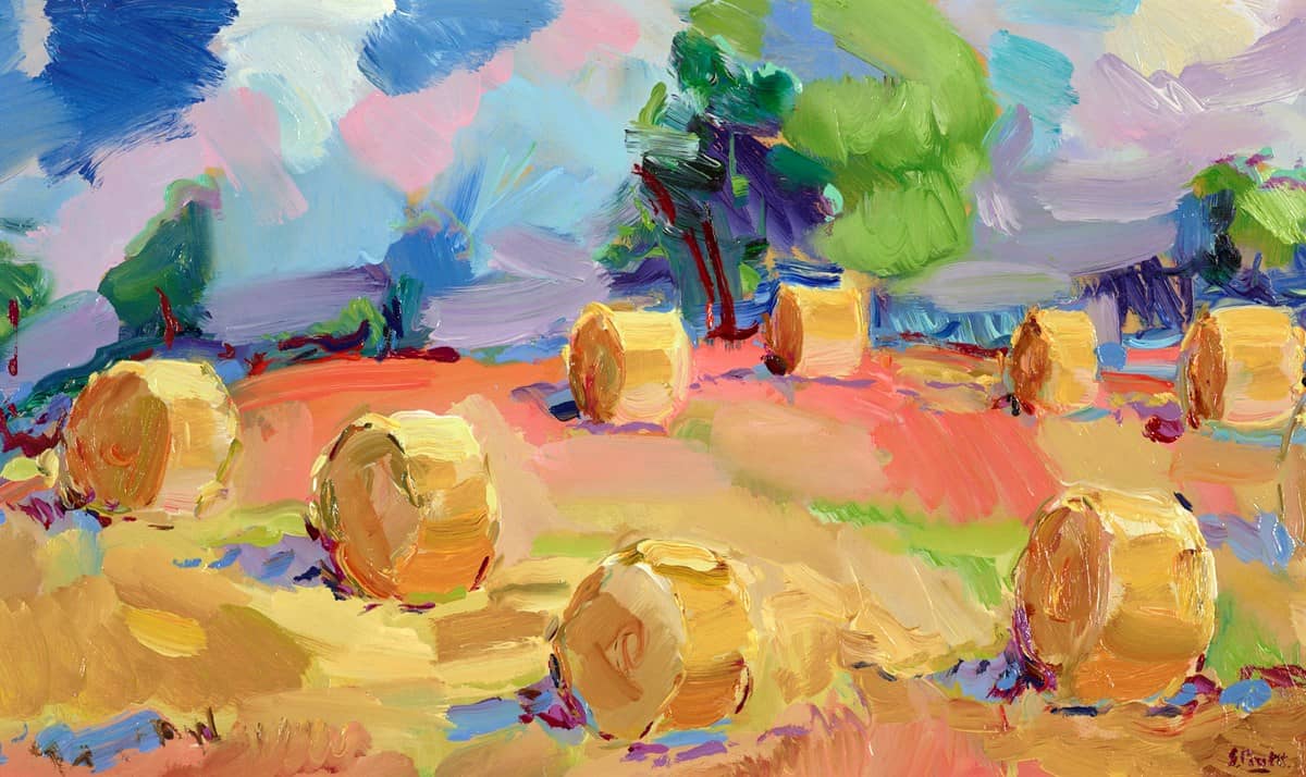 Barley Bales, Near Stow On The Wold - Image 2