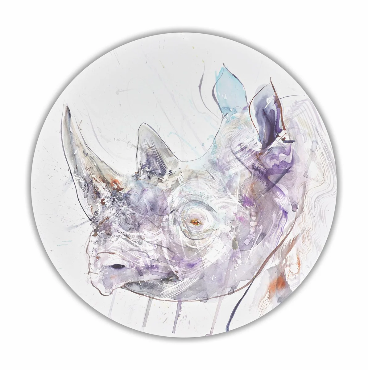 Black Rhino (Watercolour Study)