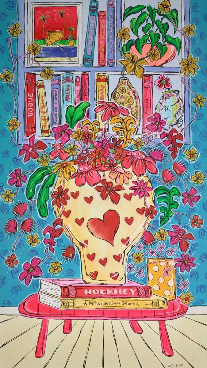 Bloom On A Pink Table