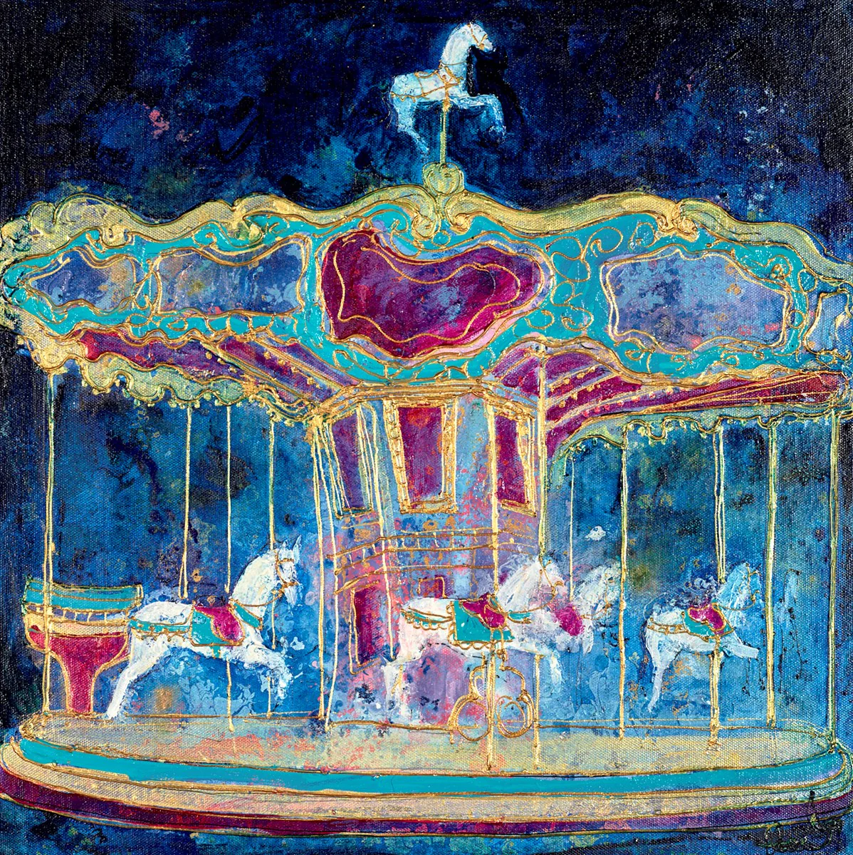 Blue Carousel