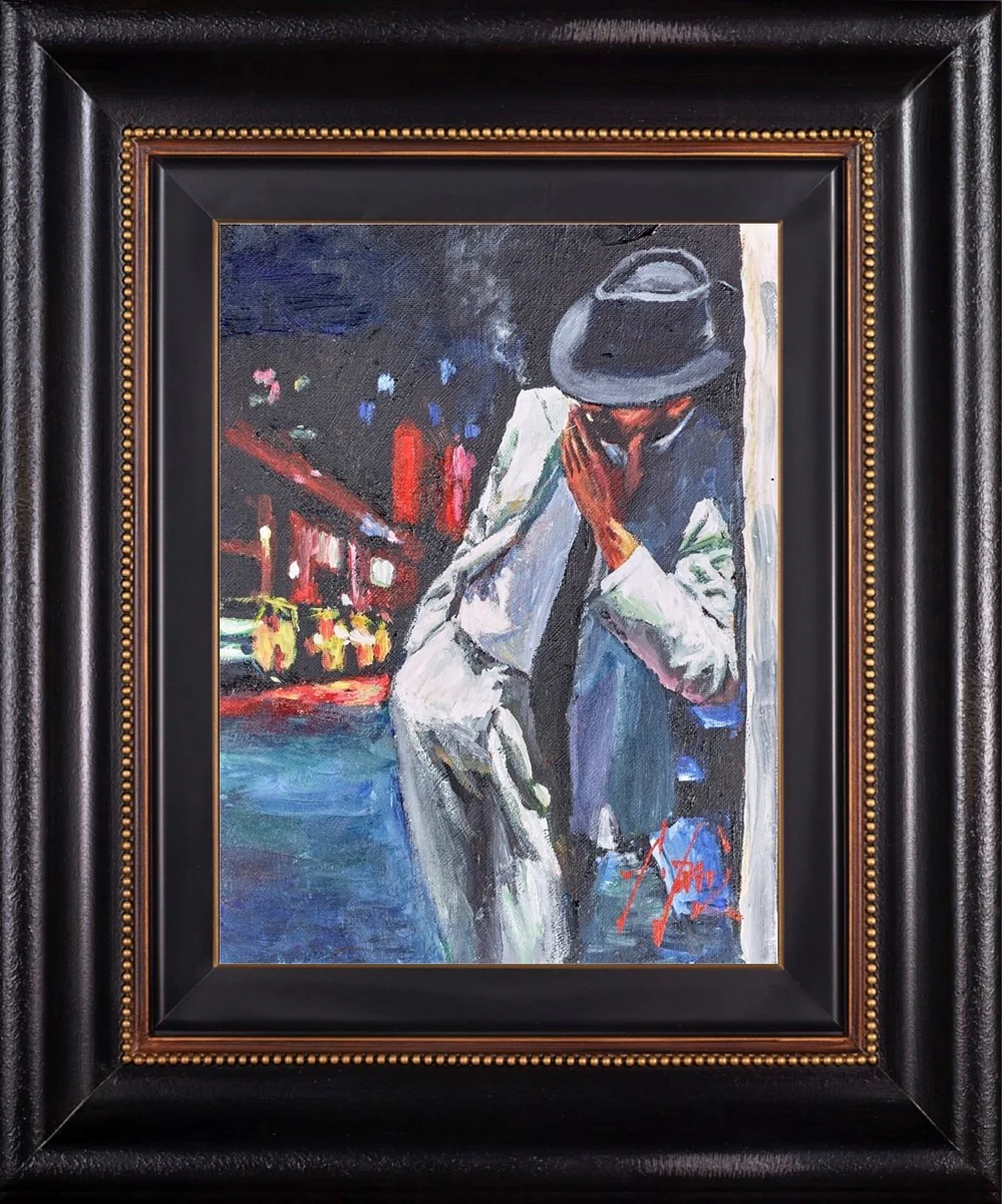 Boulevard With Red Sign