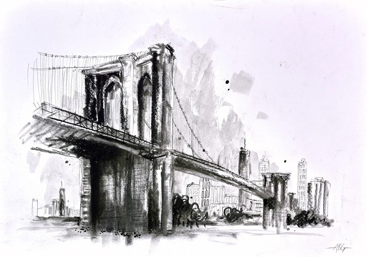 Brooklyn Bridge II (Sketch)