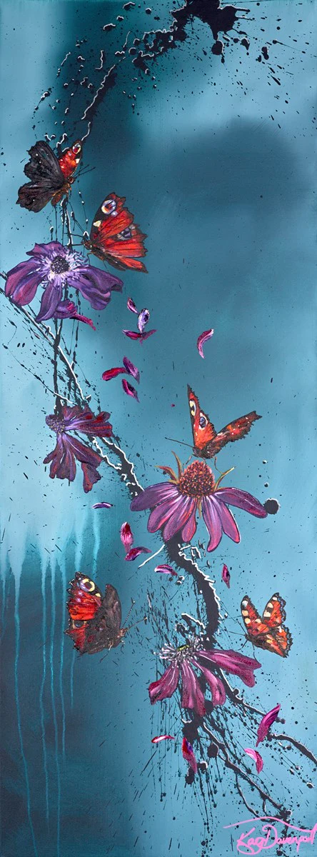 Butterflies And Blooms