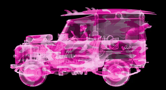Camouflage Land Rover Surfer Pink - Image 3