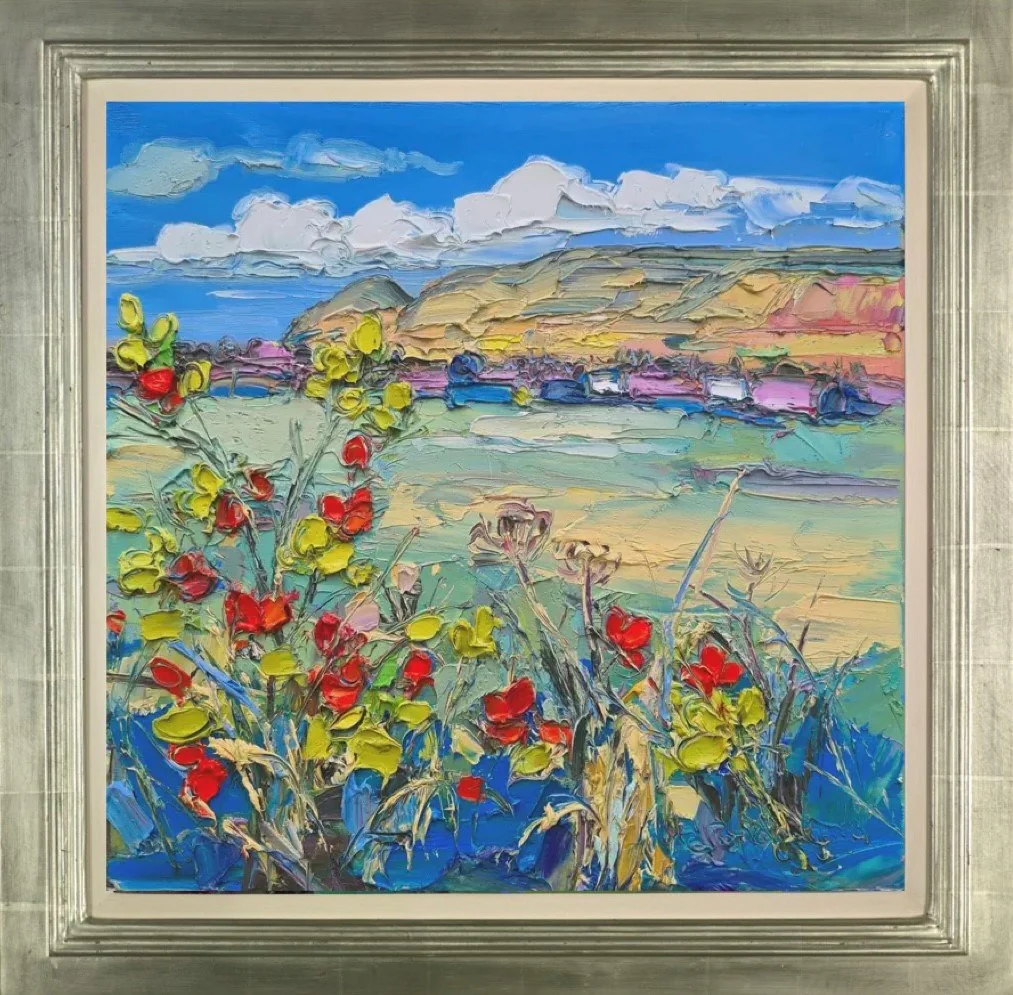 Campsie Fells With Rosehips