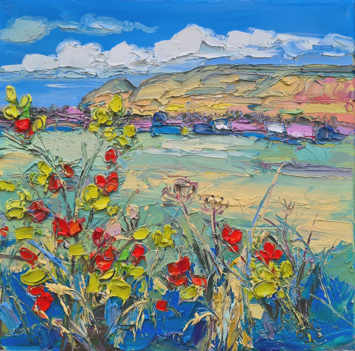 Campsie Fells With Rosehips - Image 2