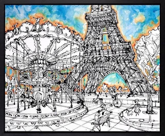 Caroussel De La Tour Eiffel, Paris