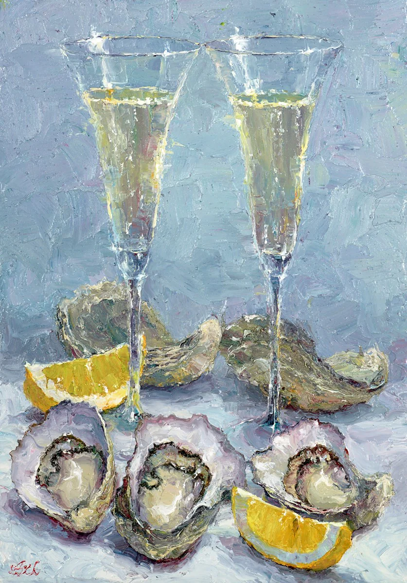 Champagne And Oysters II - Image 2