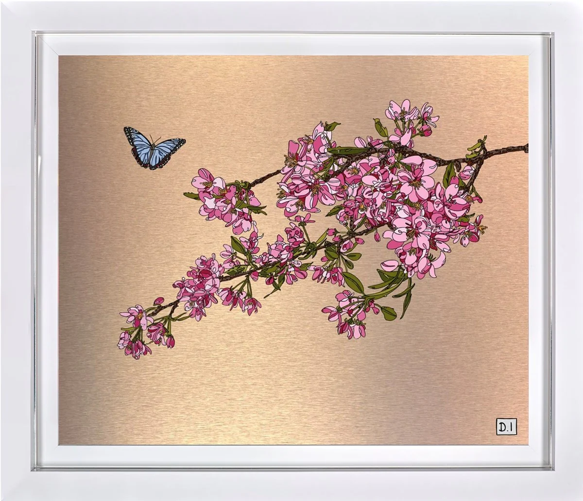 Cherry Blossom And Butterfly