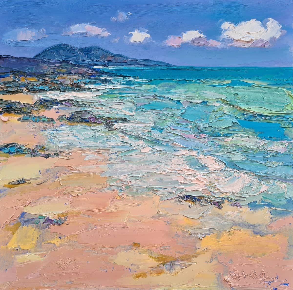 Clouds Over Borve Beach, Harris
