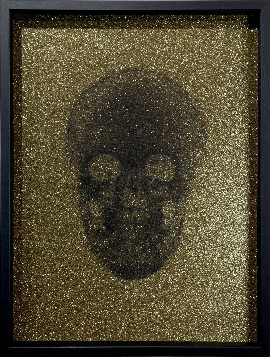 Crystal Skull (Black On Gold) - Image 3