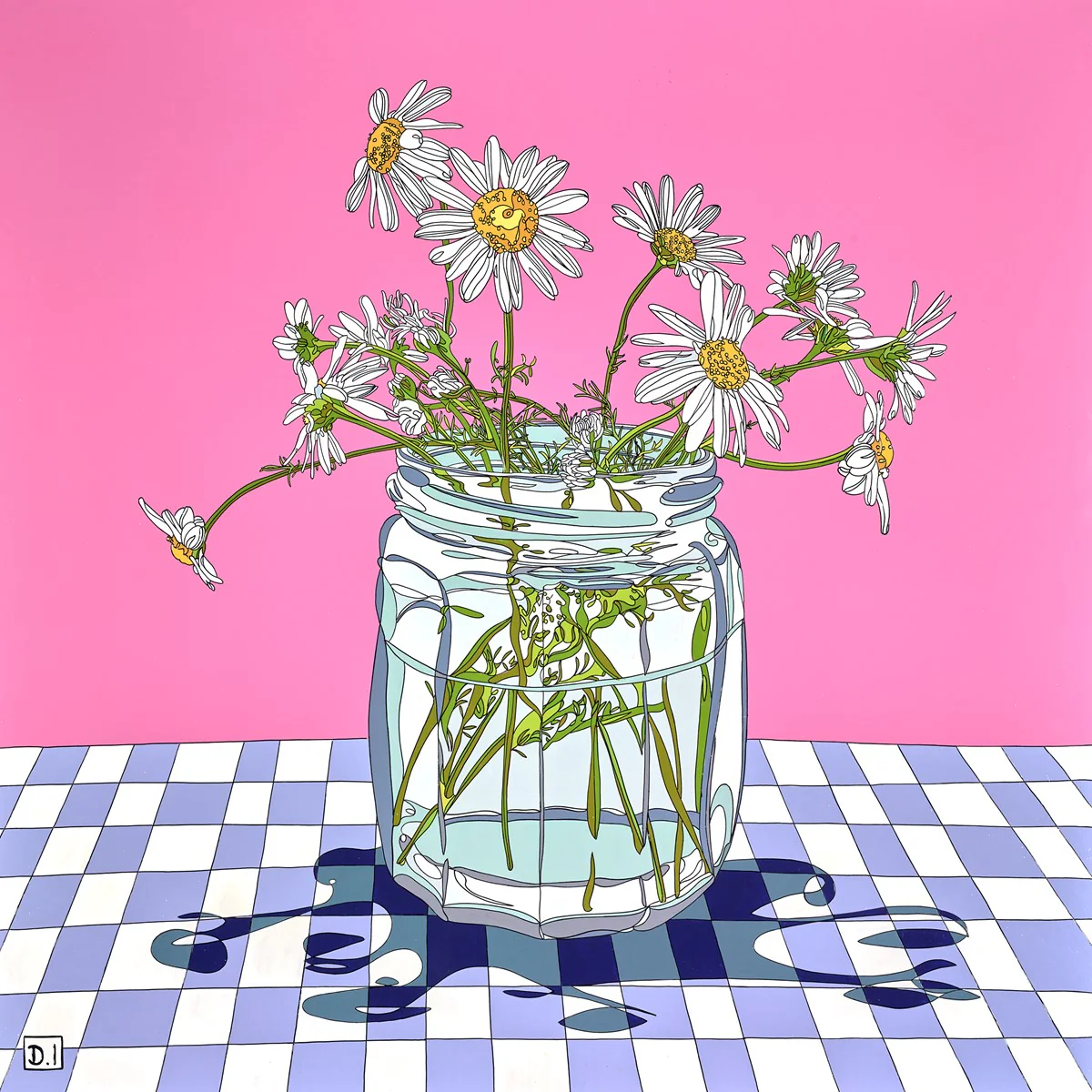 Daisies In A Jam Jar II