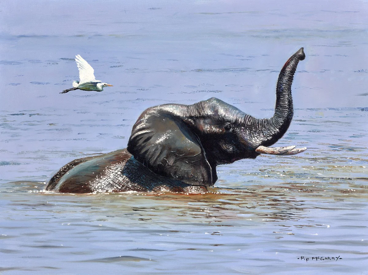 Demo "Elephant In The Chobe River" - Image 2