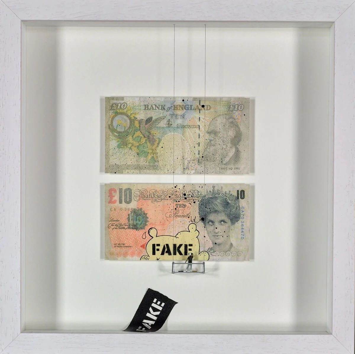 Di-Faked Tenner (Yellow/Black)
