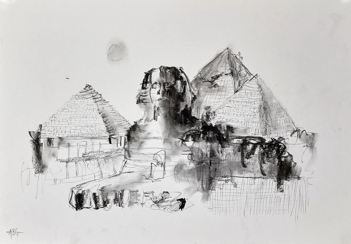 Egyptian Pyramids II (Sketch) - Image 2