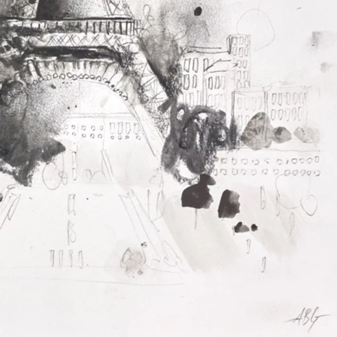 Eiffel Tower , Paris (Sketch) - Image 2