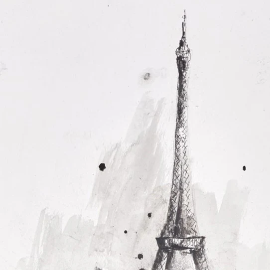 Eiffel Tower , Paris (Sketch) - Image 3