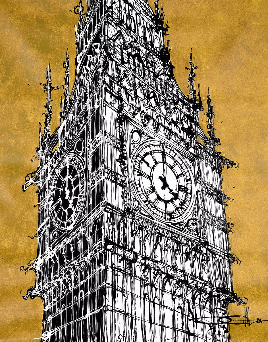Elizabeth Tower Four O'clock Bells, London