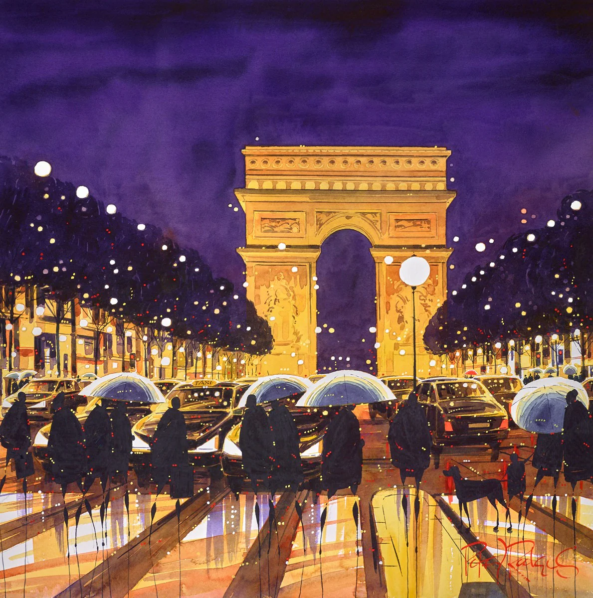 Evening Crossing - Paris