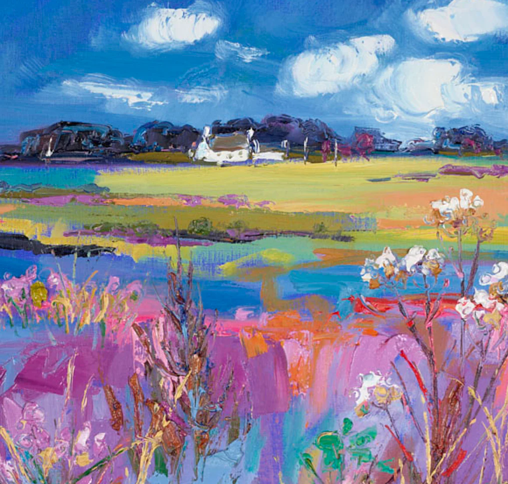 Farmland With Cow Parsley, Ayrshire - Image 3