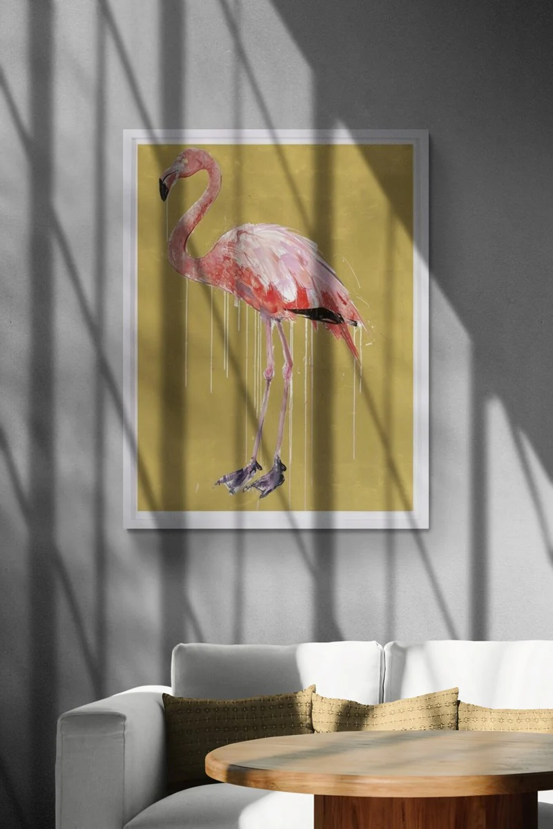Flamingo I (Gold Leaf) (AP) - Image 2