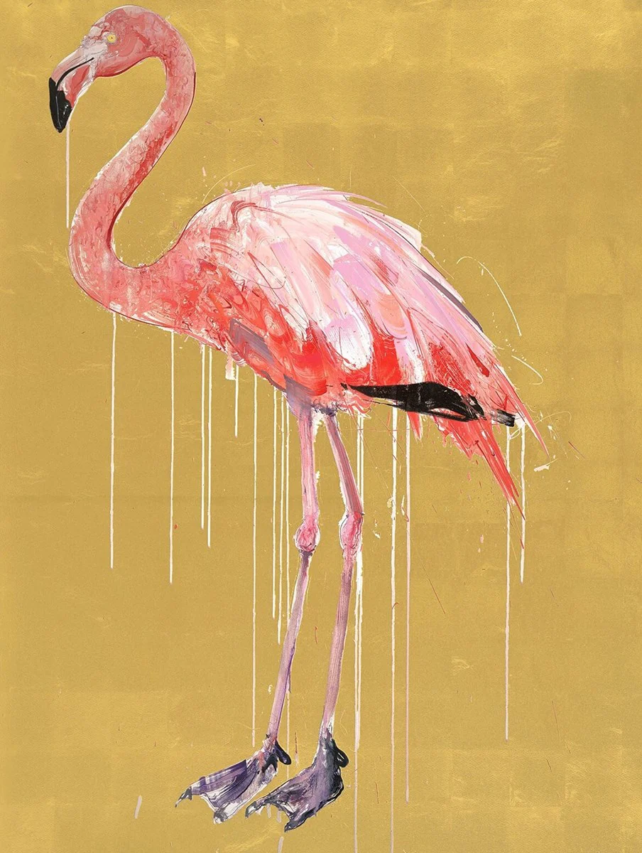 Flamingo I (Gold Leaf) (AP) - Image 3