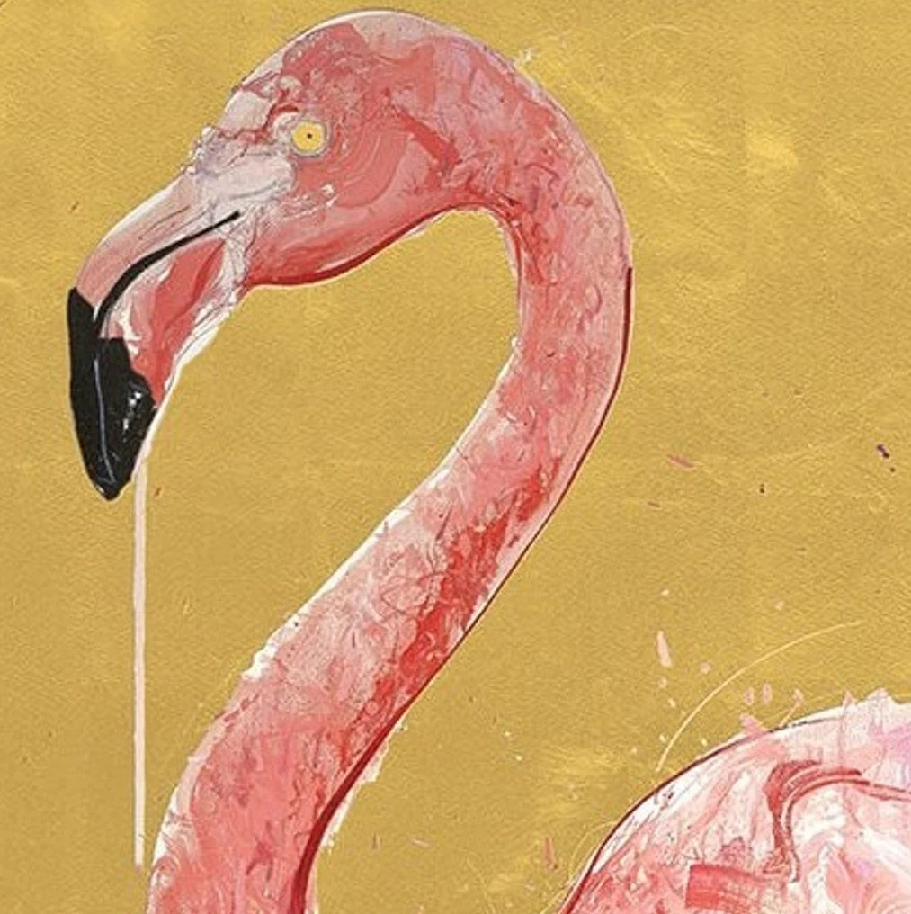 Flamingo I (Gold Leaf) (AP) - Image 4