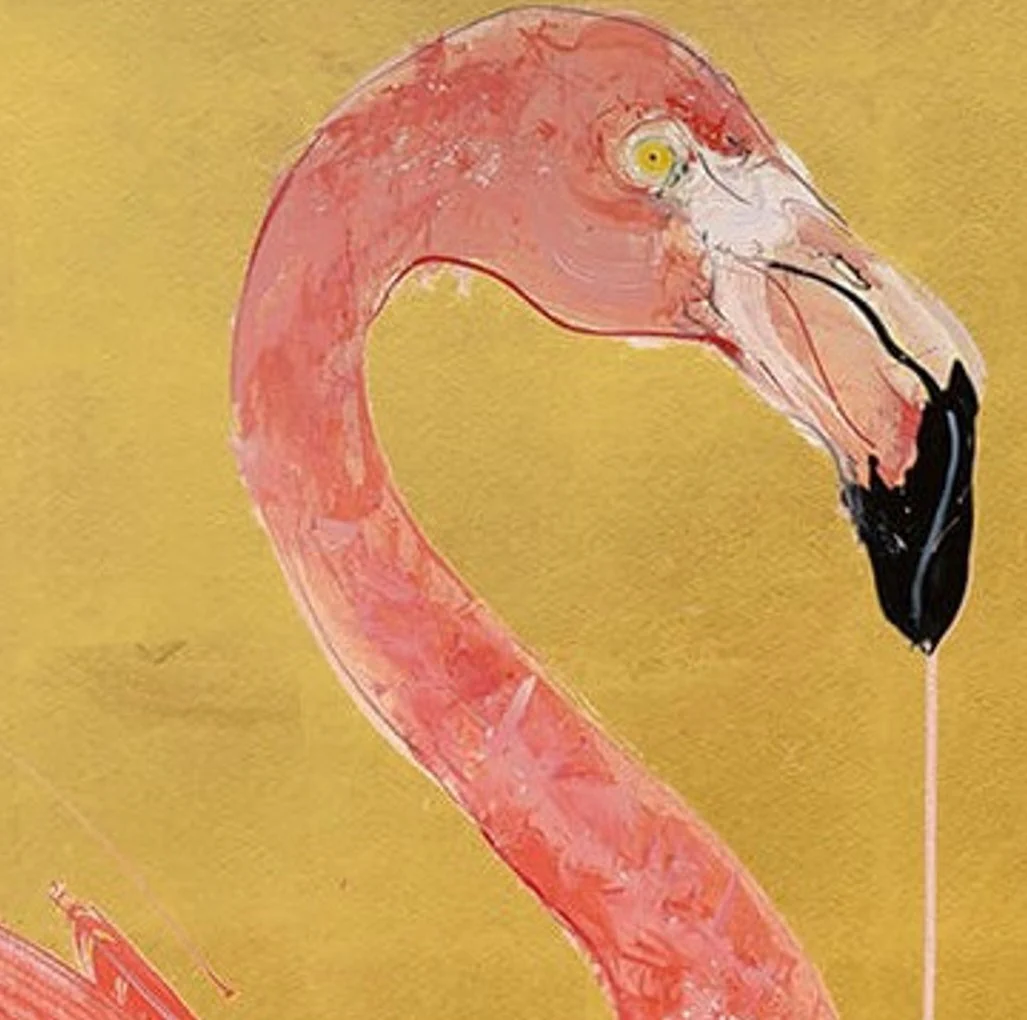 Flamingo II (Gold Leaf) (AP) - Image 4