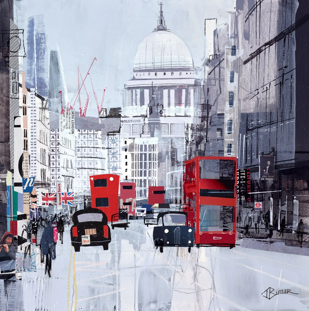 Fleet Street, Study - Image 2