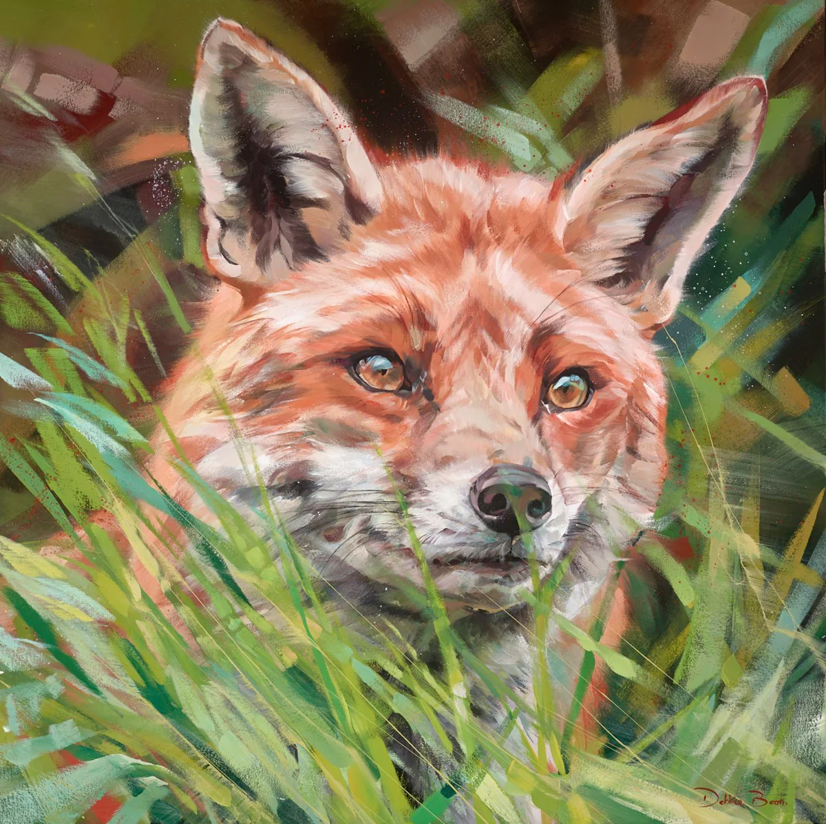 Fox In Long Grass - Image 2