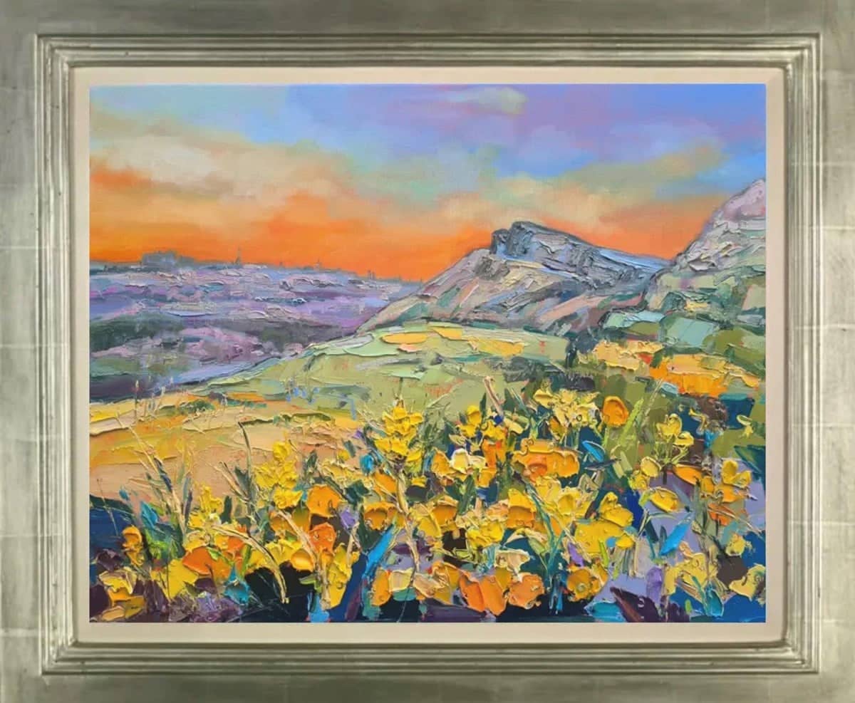 Gorse At Salisbury Crags, Edinburgh