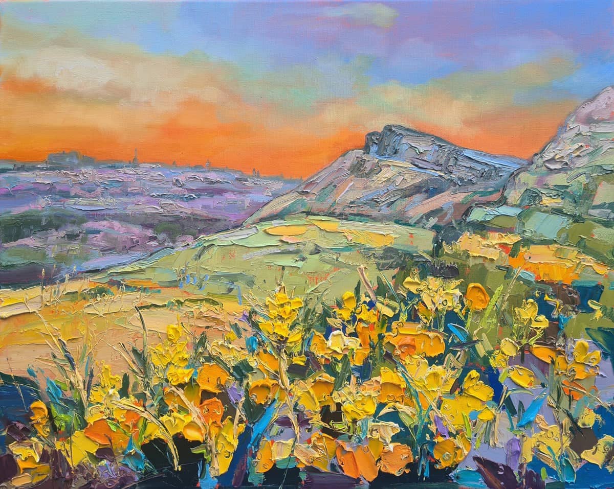 Gorse At Salisbury Crags, Edinburgh - Image 2