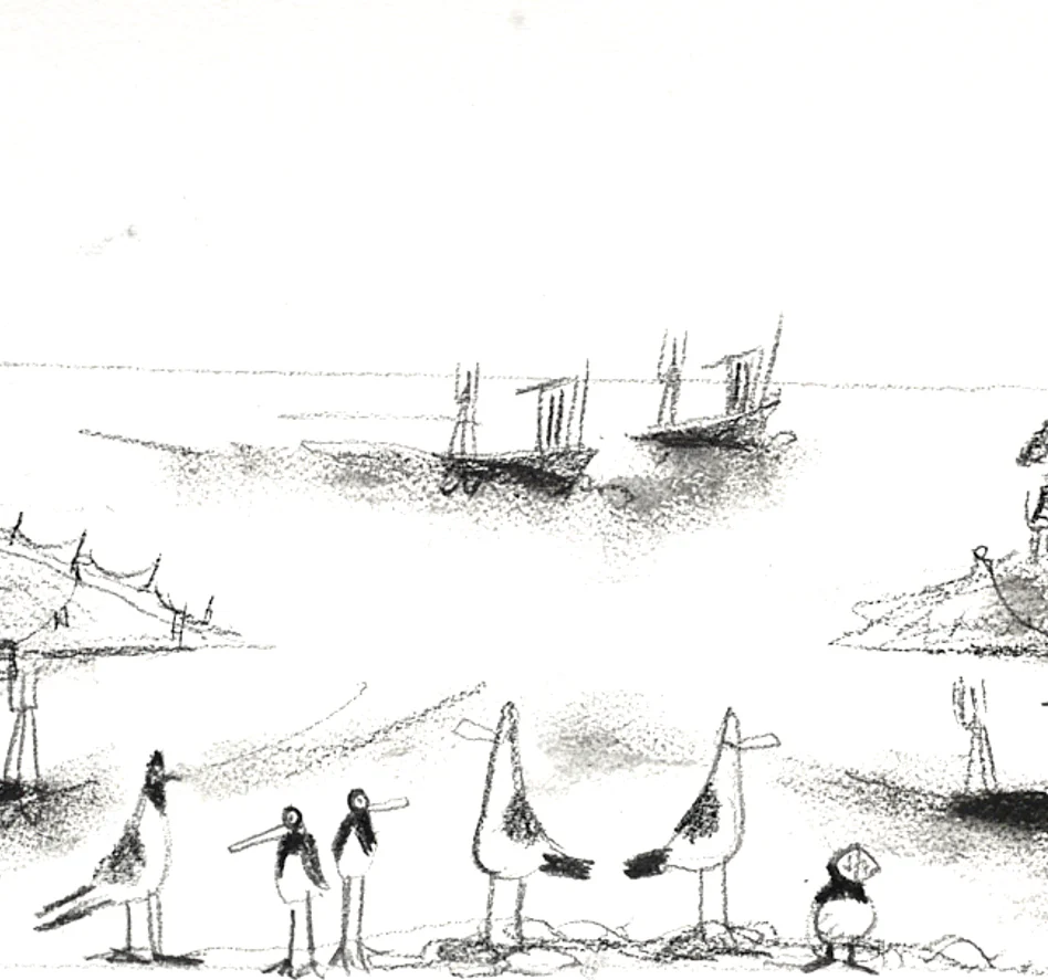 Harbour Scene III (Sketch) - Image 4