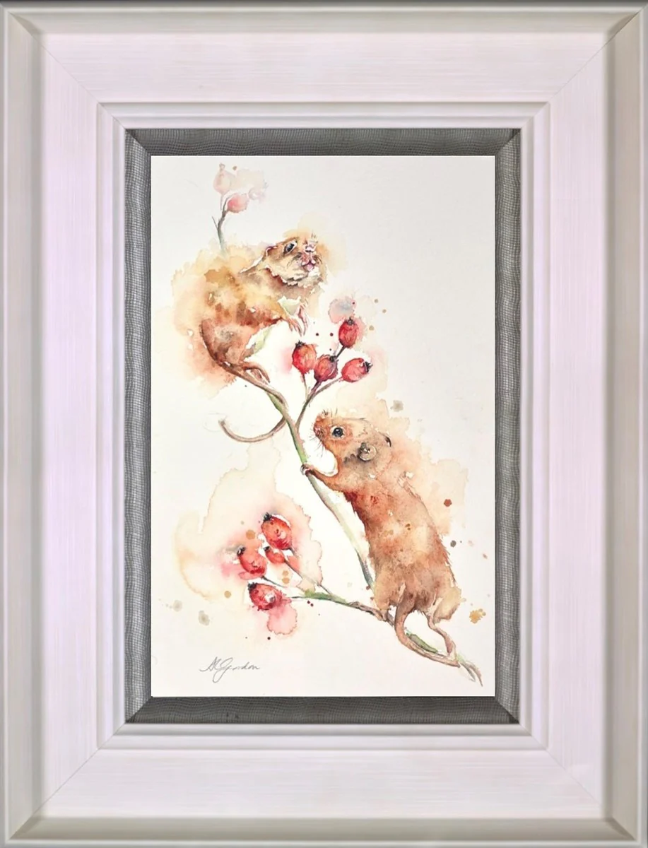 Harvesting Rosehips- Mice