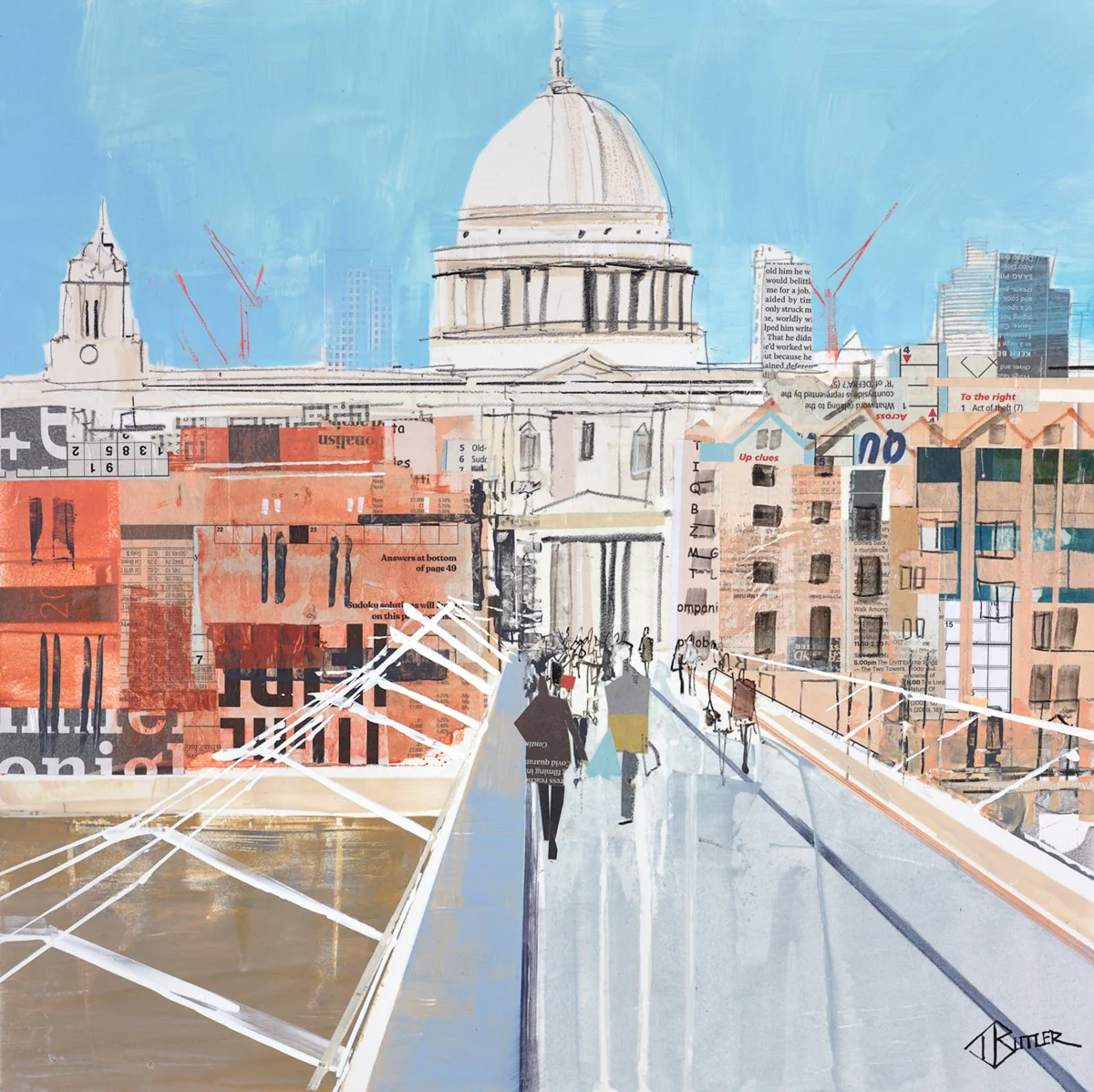 Heading For St Paul's (Study) - Image 3