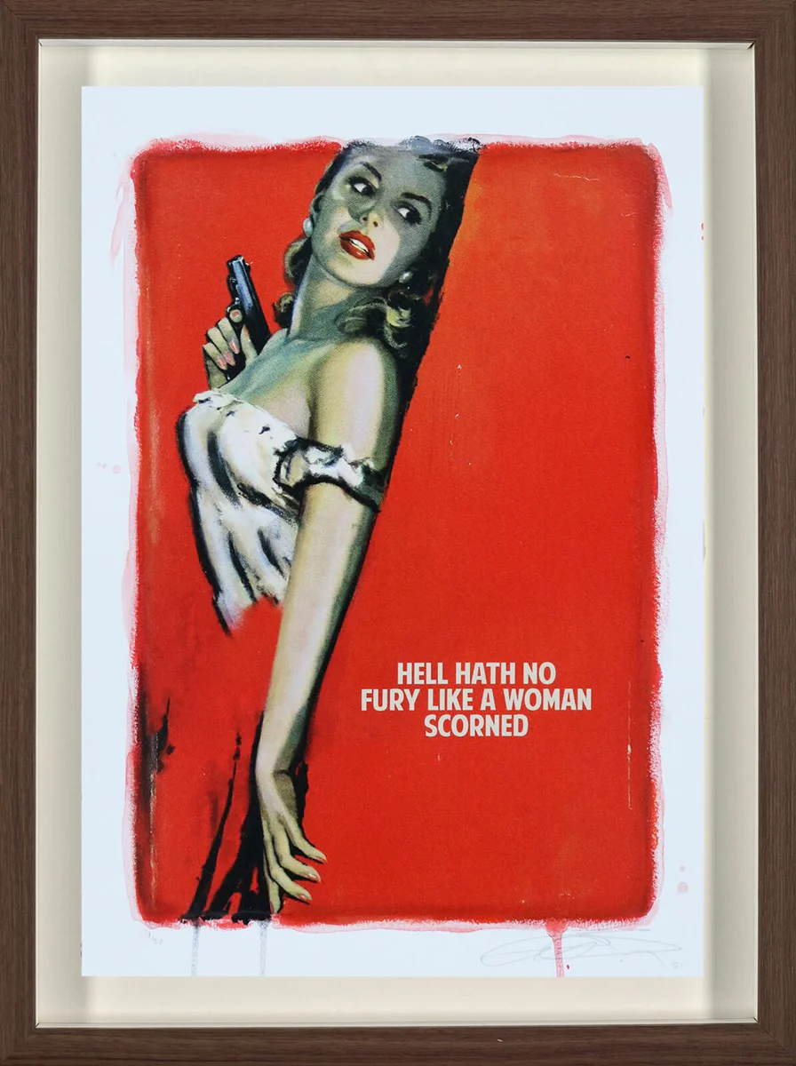Hell Hath No Fury Like A Woman Scorned (Red)