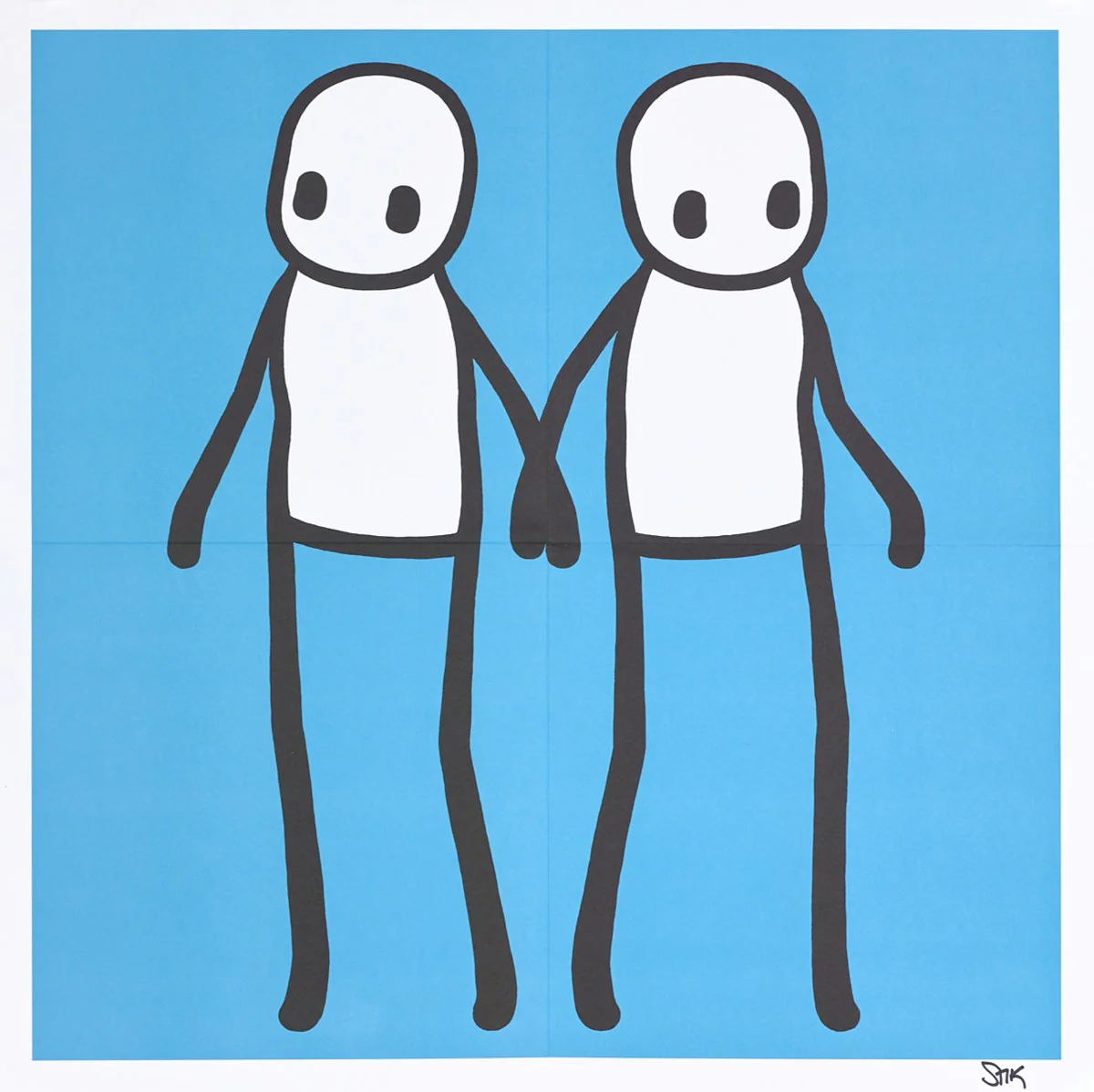 Holding Hands (Blue)