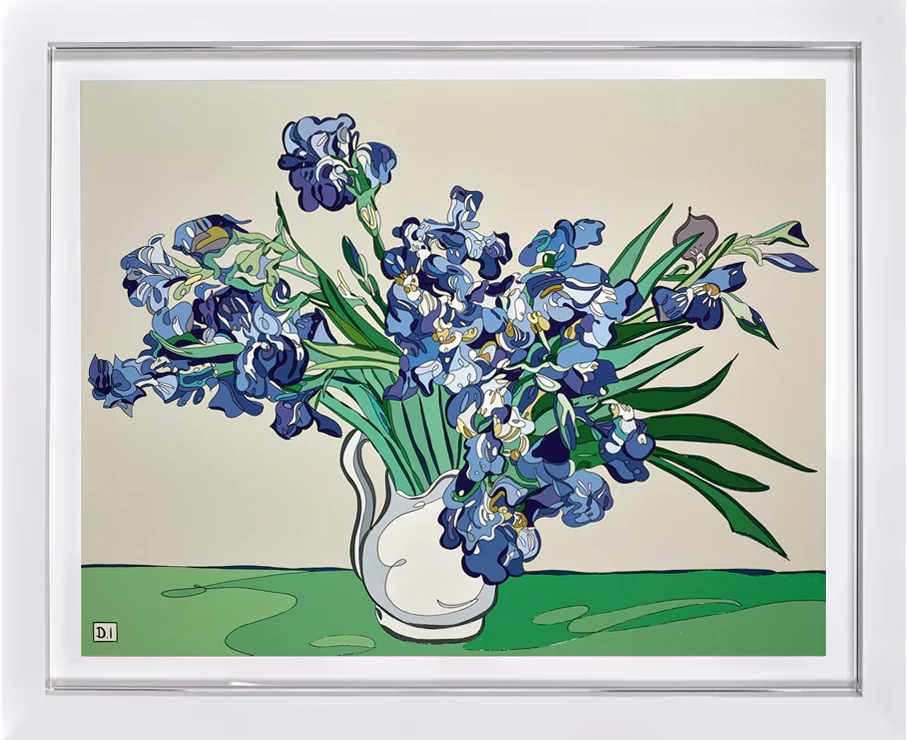 Irises In A Vase - Van Gogh