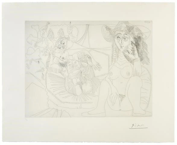 Jeune Femme Au Chapeau Péchant Par Pensée, From 347 Series 24/50 - Image 2