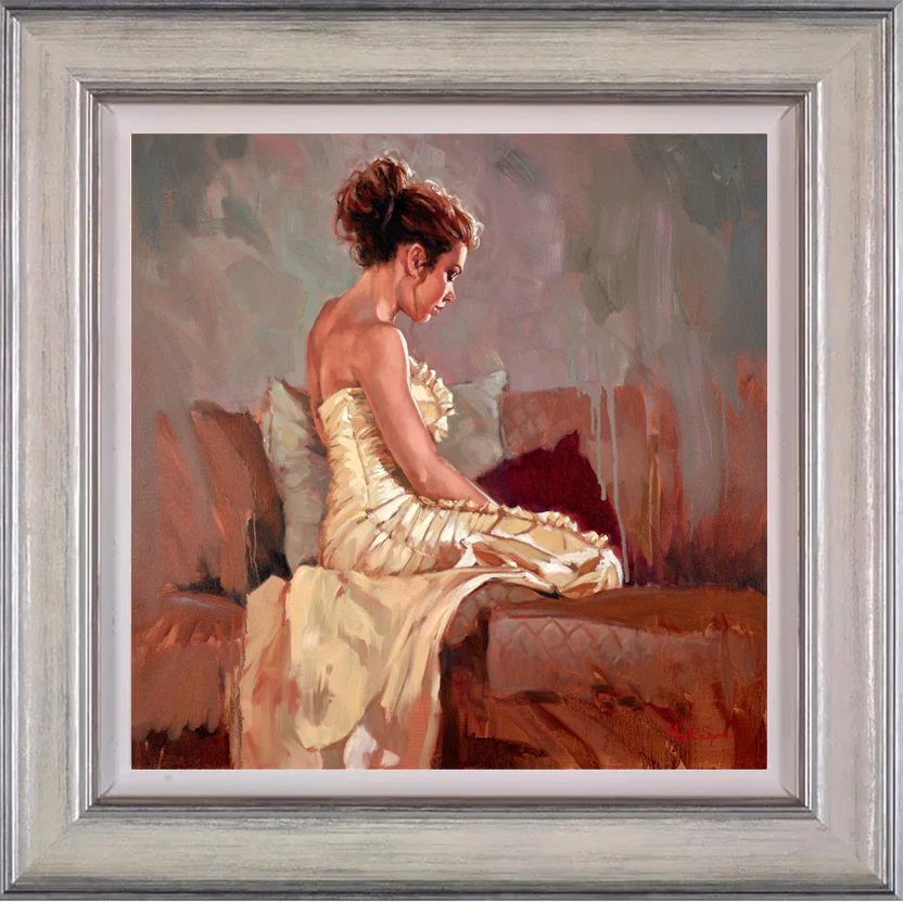 Kneeling Yellow Dress