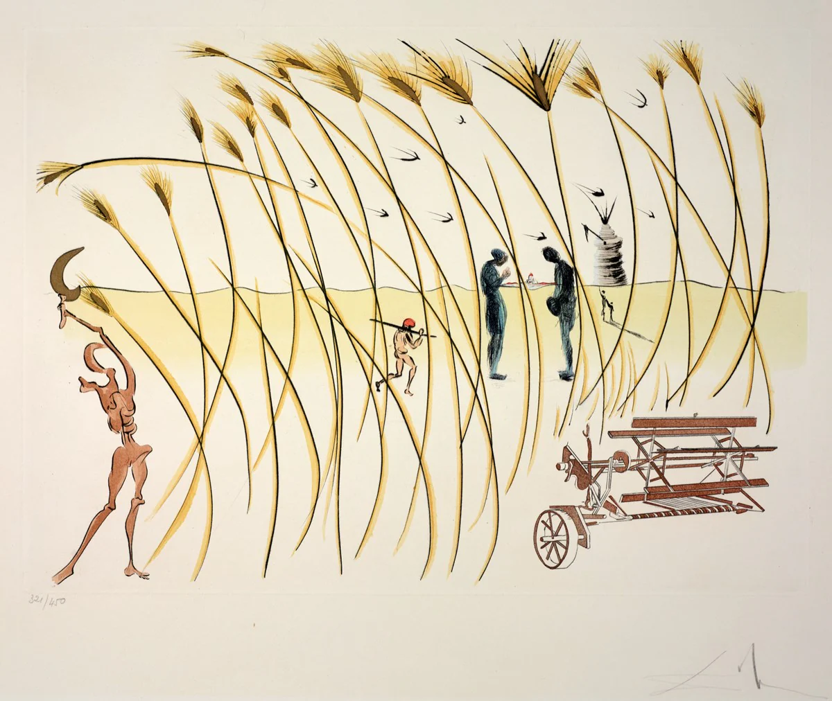 La Moissonneuse, From Hommage À Leonardo Da Vinci