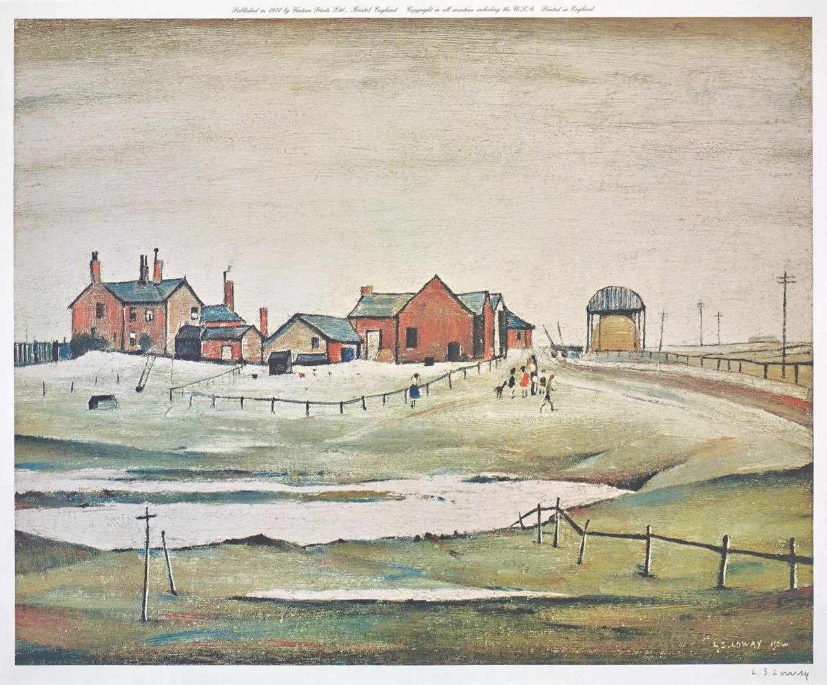 Landscape with Farm Buildings