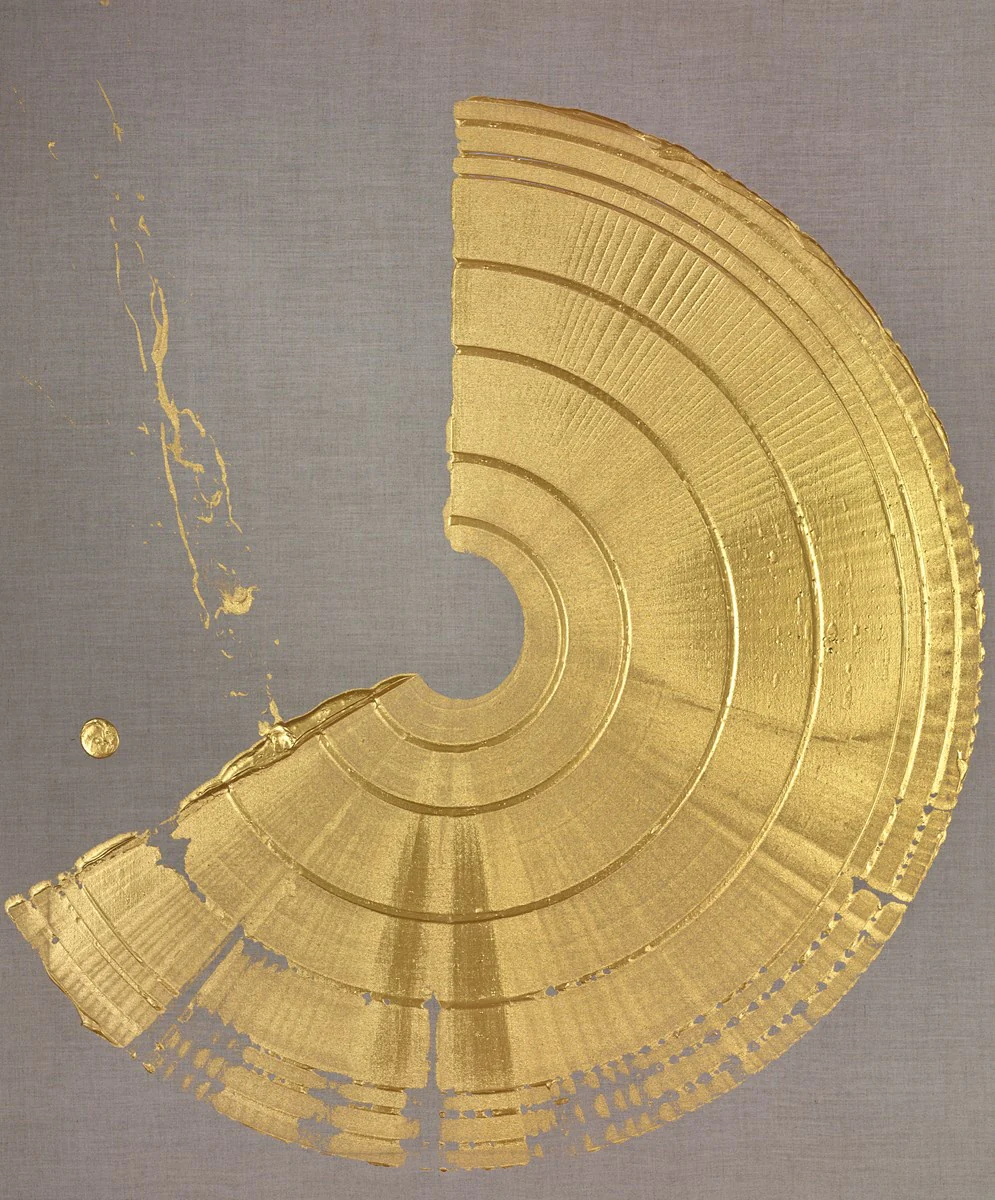 Large Brushstroke - Gold - Image 2